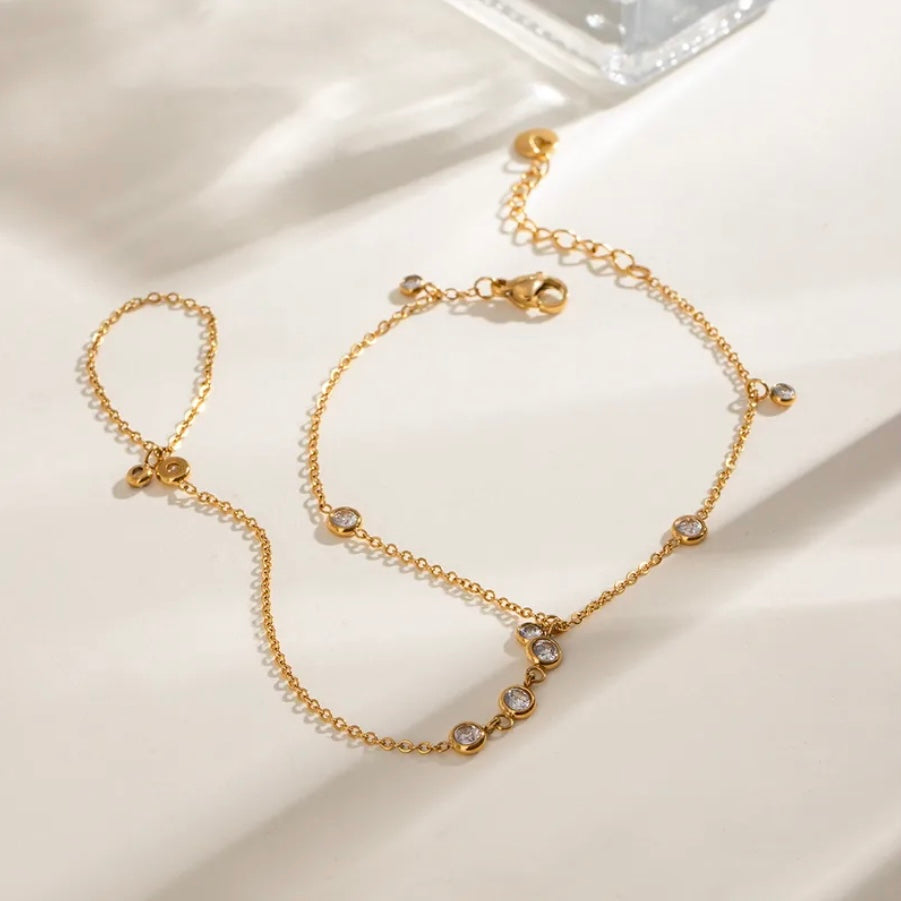 Golden Grace Hand Chain