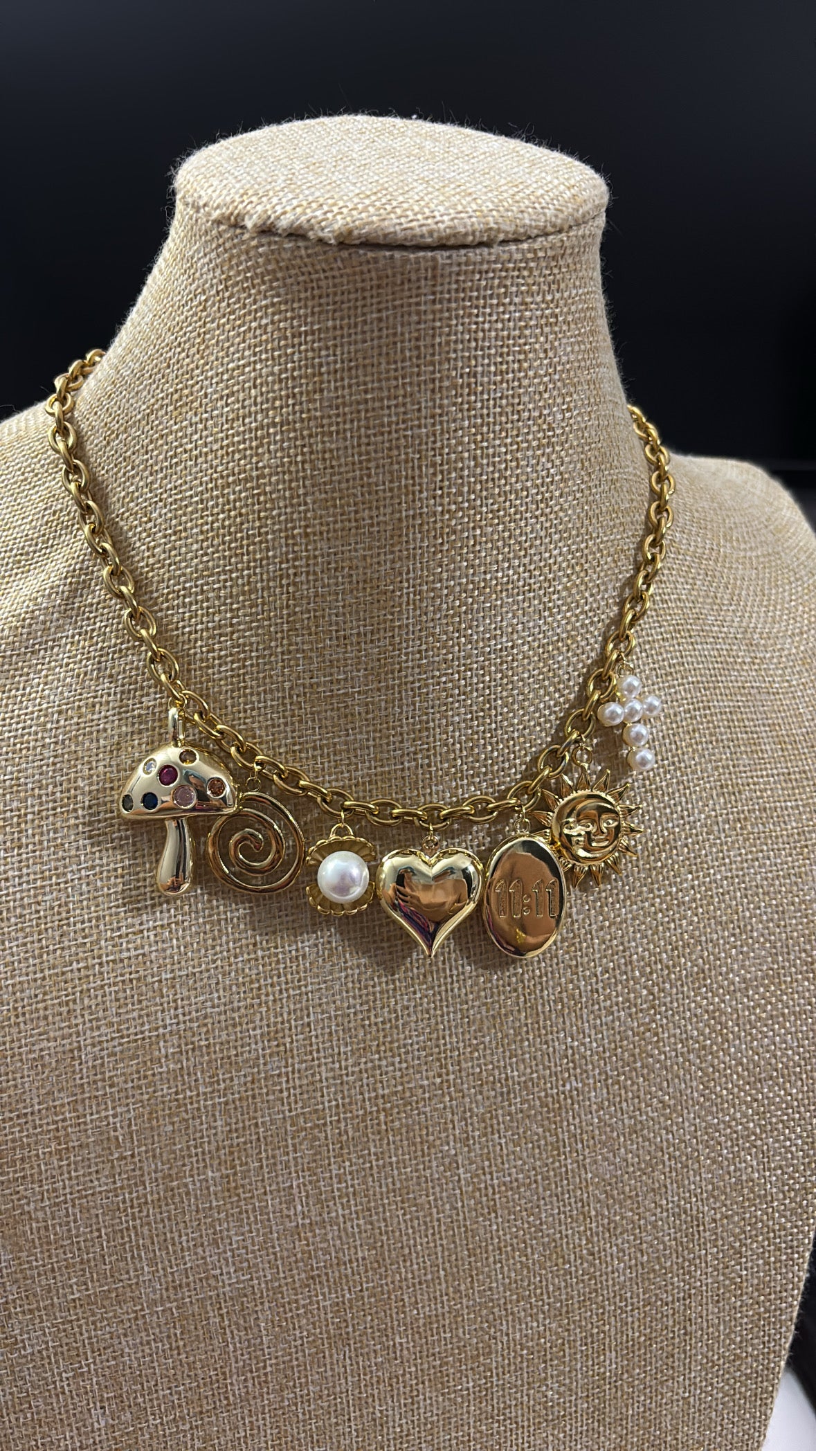 Chunky Charm Necklace