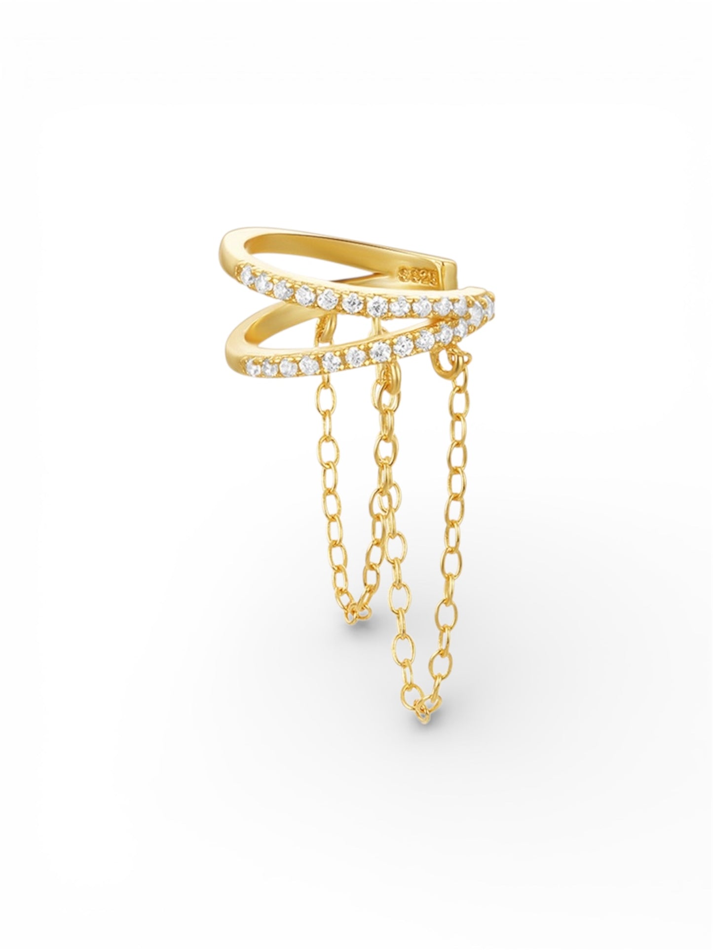 Frost Chain Ear Cuff