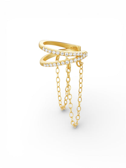 Frost Chain Ear Cuff