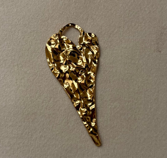 Asymmetrical Heart charm