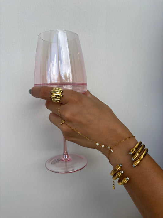 Golden Grace Hand Chain