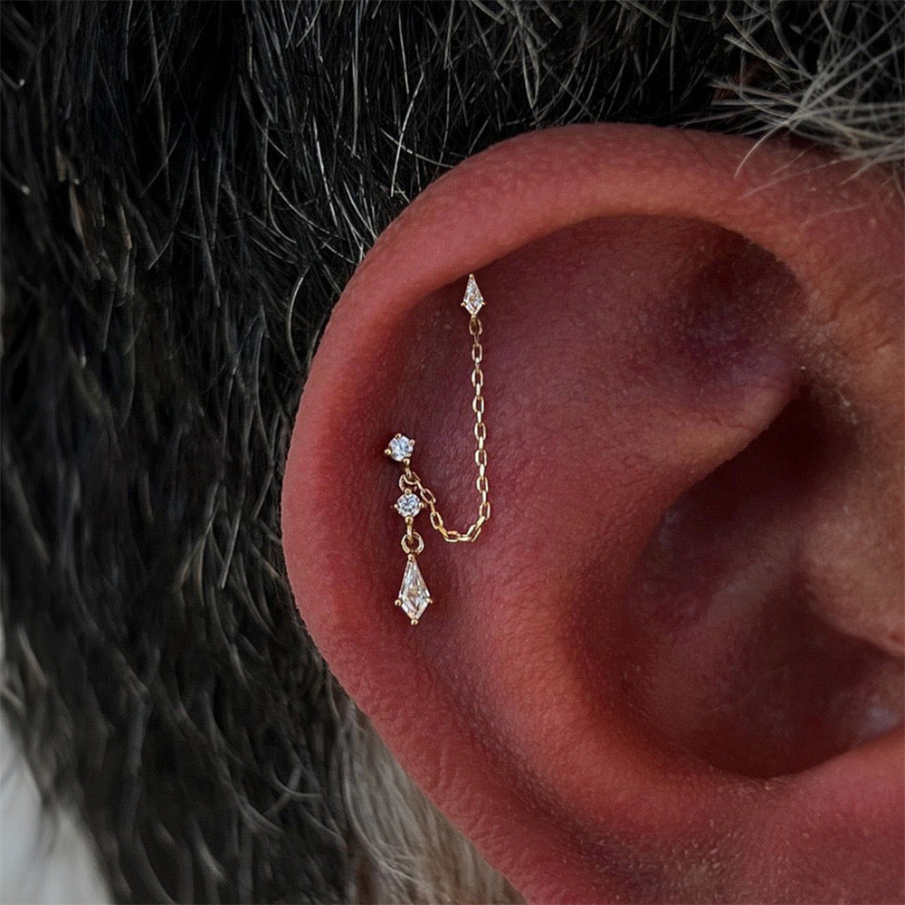 Crystal Snowfall Earrings